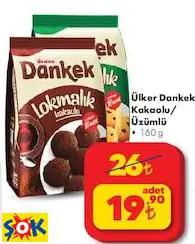 ÜLKER DANKEK KAKAOLU/ ÜZÜMLÜ